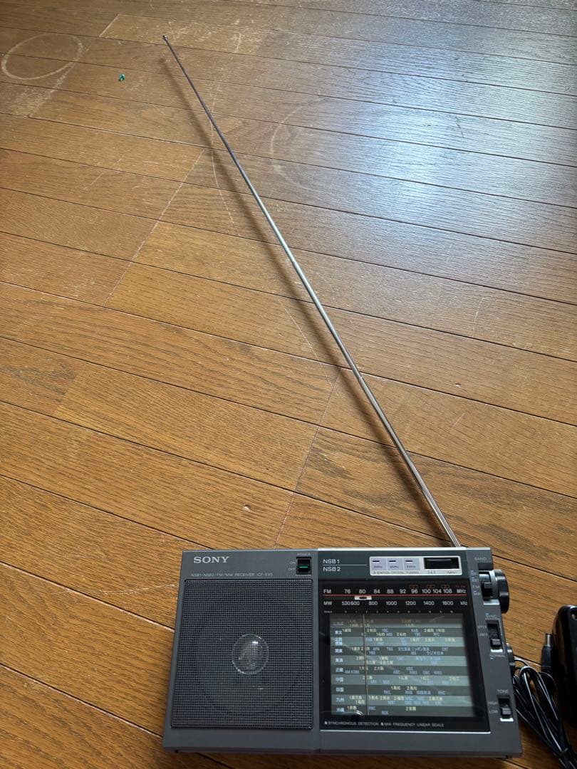 SONY ラジオ ICF-EX5 動作品　純正アダプター付きです　値下げしました
