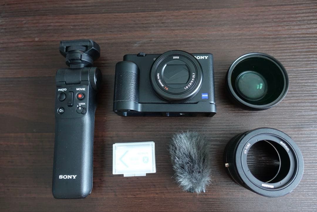 タ*ウ様 sony ZV1 ワイコン・シューティンググリップ付き