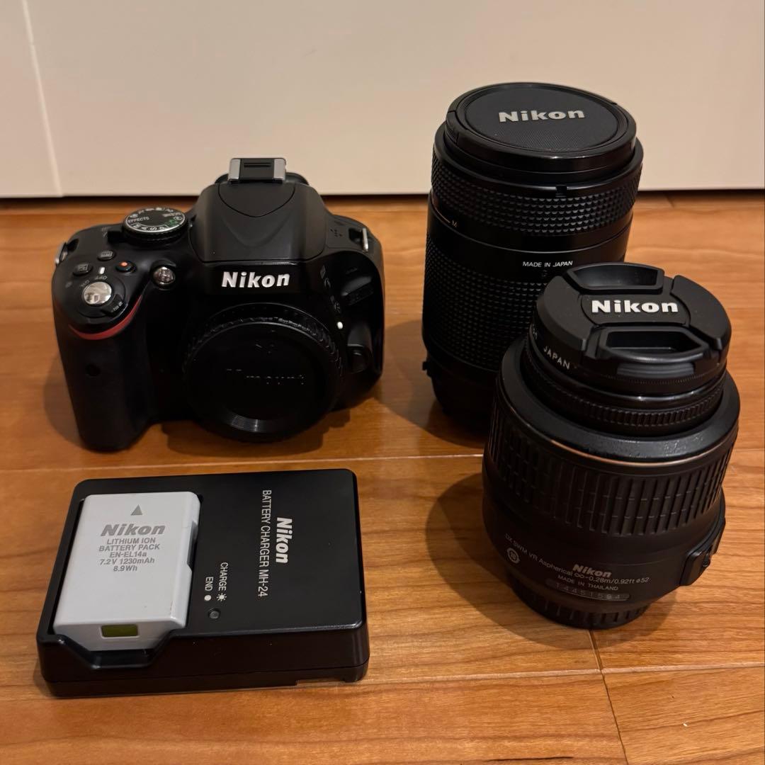 【美品✨】Nikon D5100 レンズセット