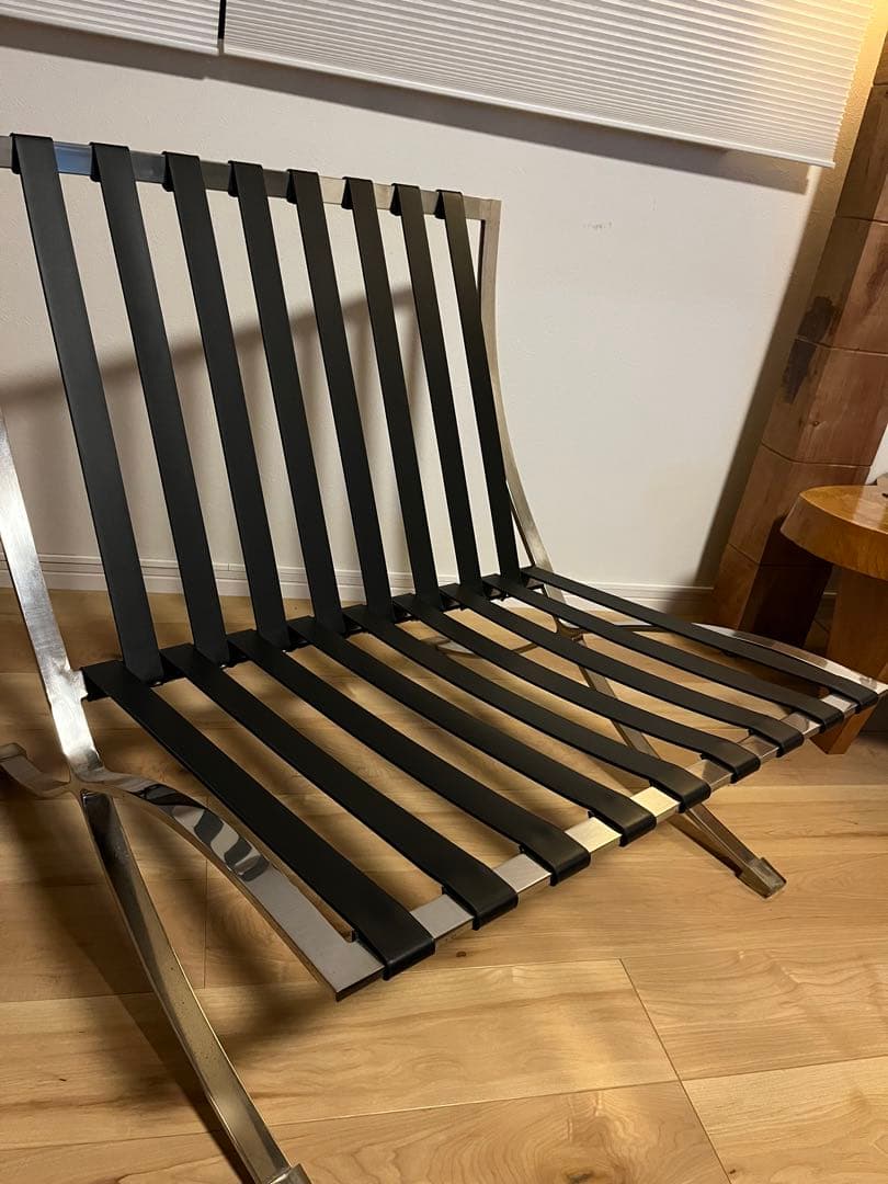 伸長様☆バルセロナチェア高級本革ミッドセンチュリーレザー