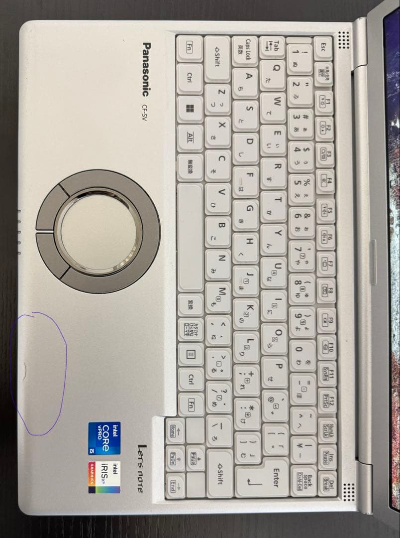 累積3260 CF-SV1 16GB 256GB Office バッテリ95%