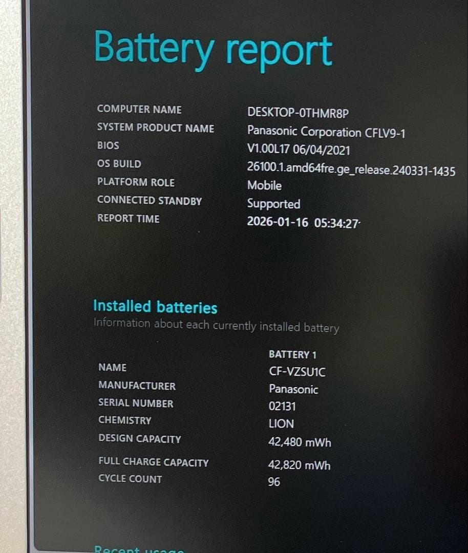 Let's note CF-LV9 第10世代 15.6型FHD Win11