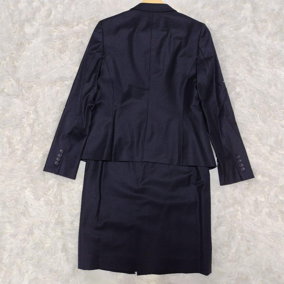 23区 ビジネススーツ パンツ スカート 3点セット ウール ブラック 40