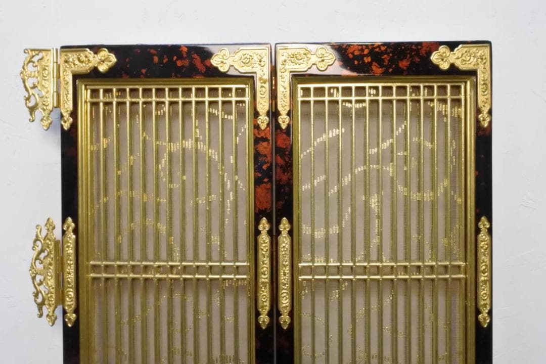 限定値下　【収集品】中扉　純金箔　仏壇　仏具　2751