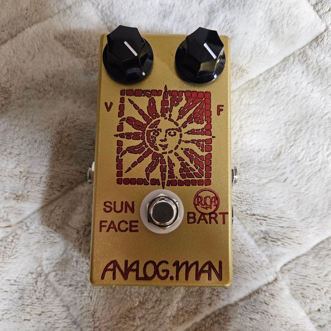 ギター ANALOGMAN SUN FACE Fuzz RCA/BART hybrid