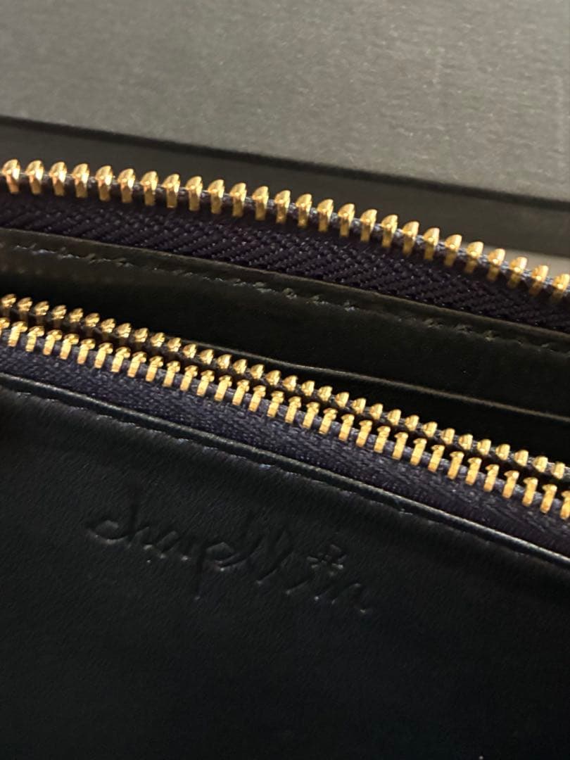 エレファントレザー 象革 長財布 チャップリンとケースセット