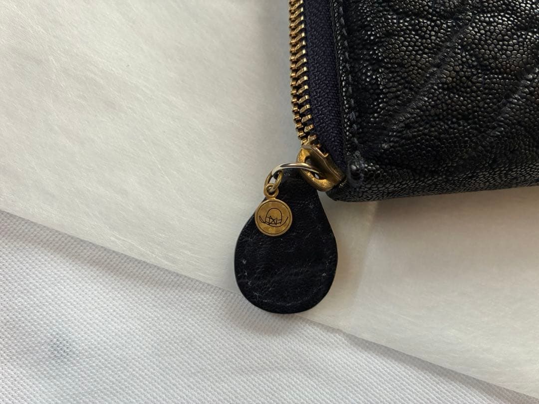 エレファントレザー 象革 長財布 チャップリンとケースセット