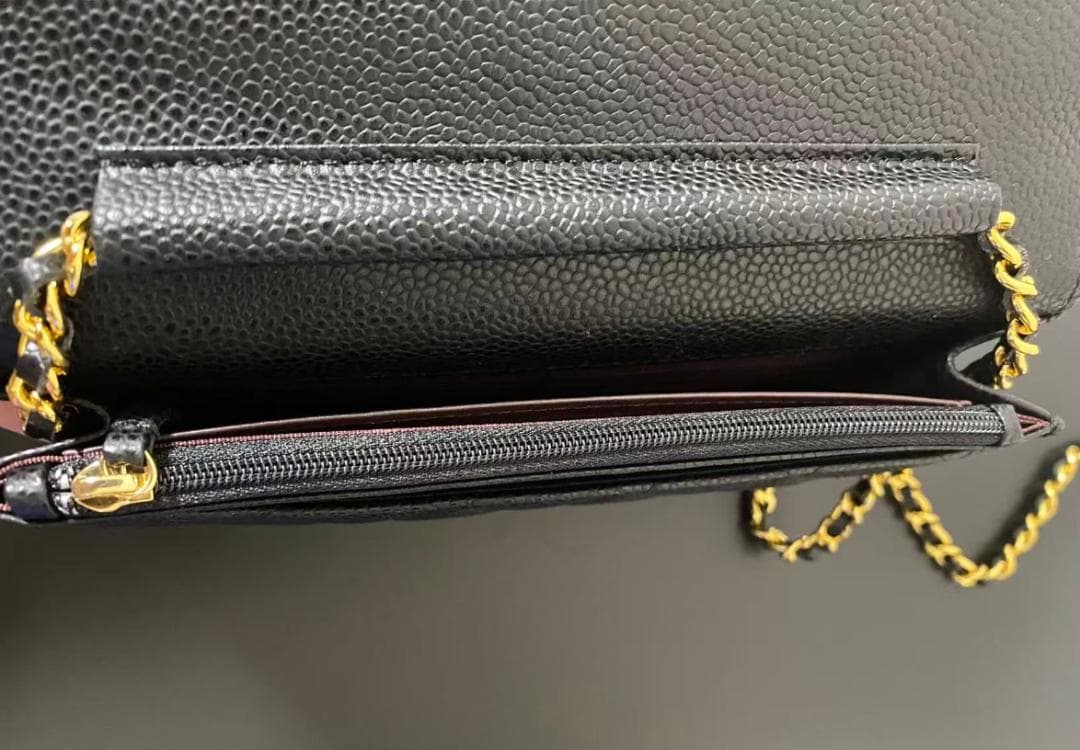 美品 CHANEL チェーンウォレット ショルダーバッグ