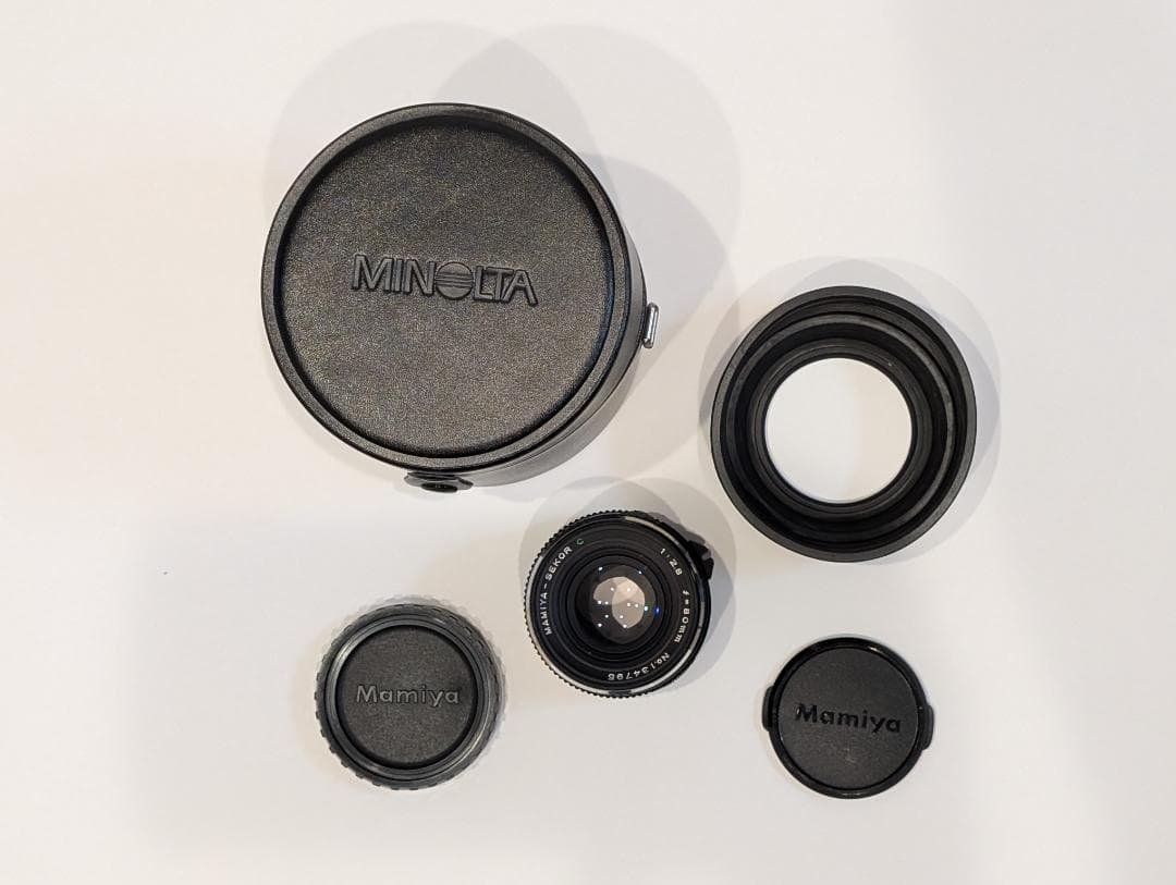 【ケース・フード付き】Mamiya Sekor C 80mm F2.8