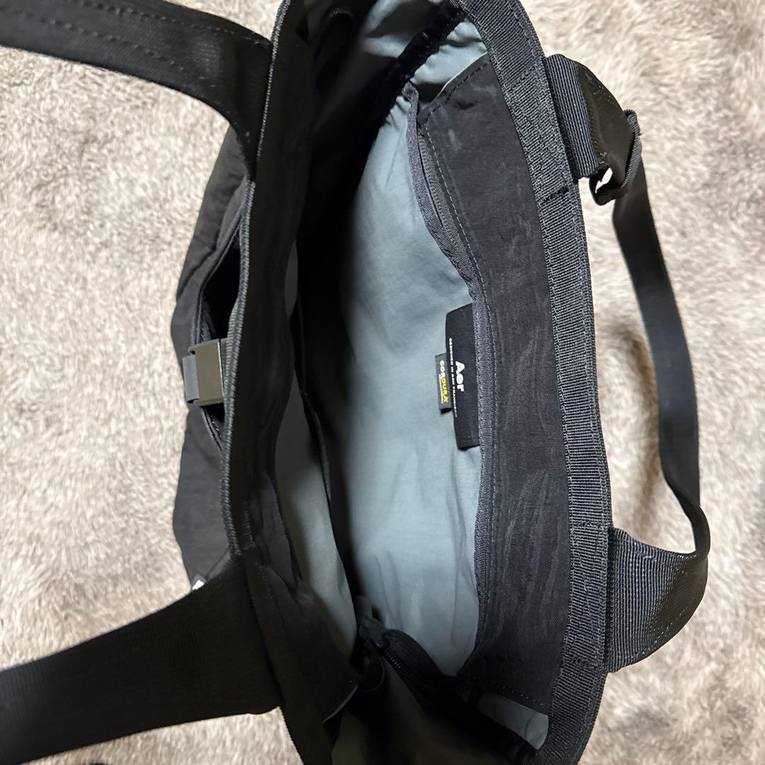 AER Go Tote 2ブラックトートバッグ