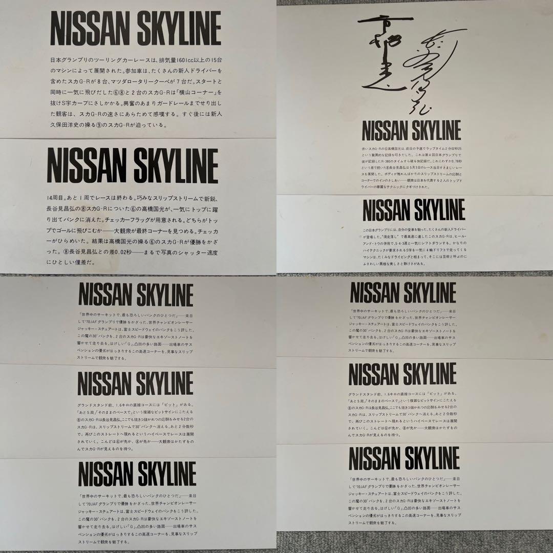 SKYLINEin71JAPANGRANDPRIXレースポスター集12枚PMCS