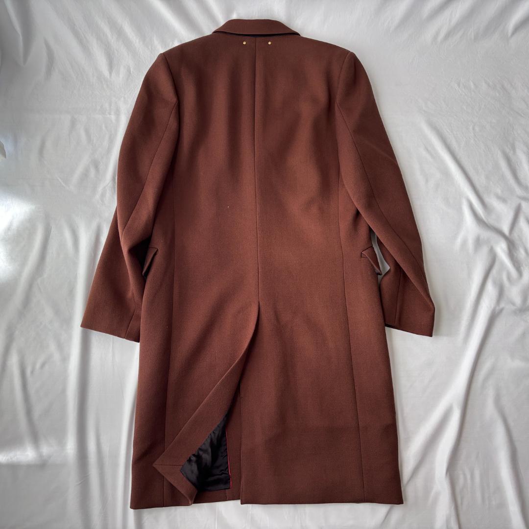 極美品 ポールスミス チェスターコート ウール 上品コーデ お洒落 ブラウン L