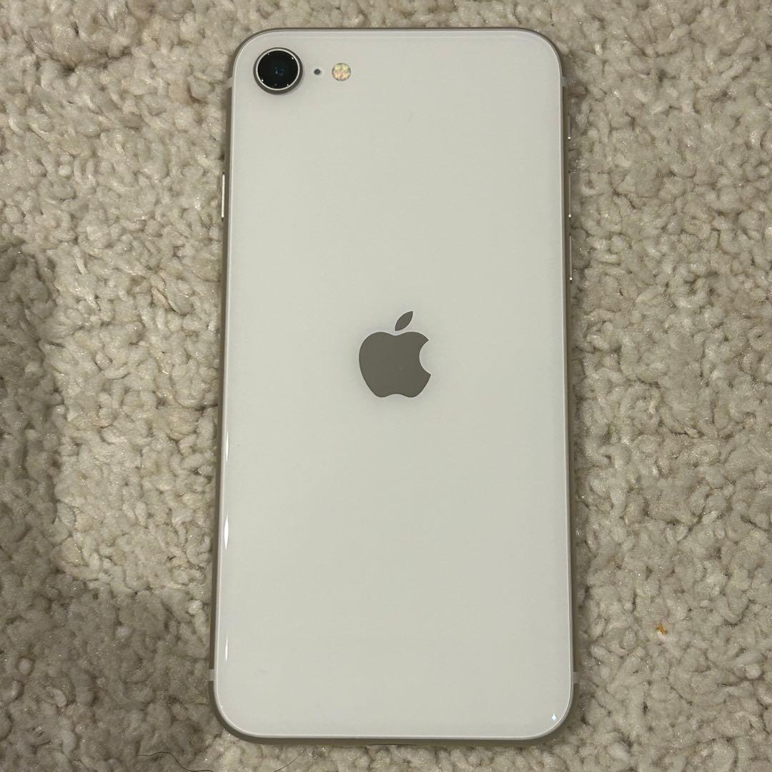 iPhone SE 第二世代 64GB ホワイト バッテリー90% SIMフリー
