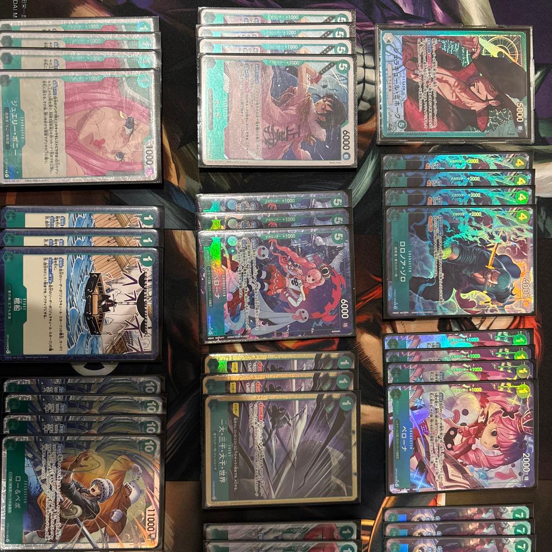 緑ミホーク　パラレル　リーダーパラレル　デッキ