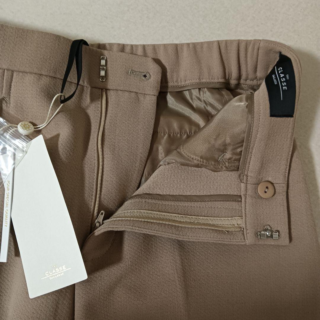 THE CLASSE 新品タグ付き パンツ スーツ 11号13号 ベージュ