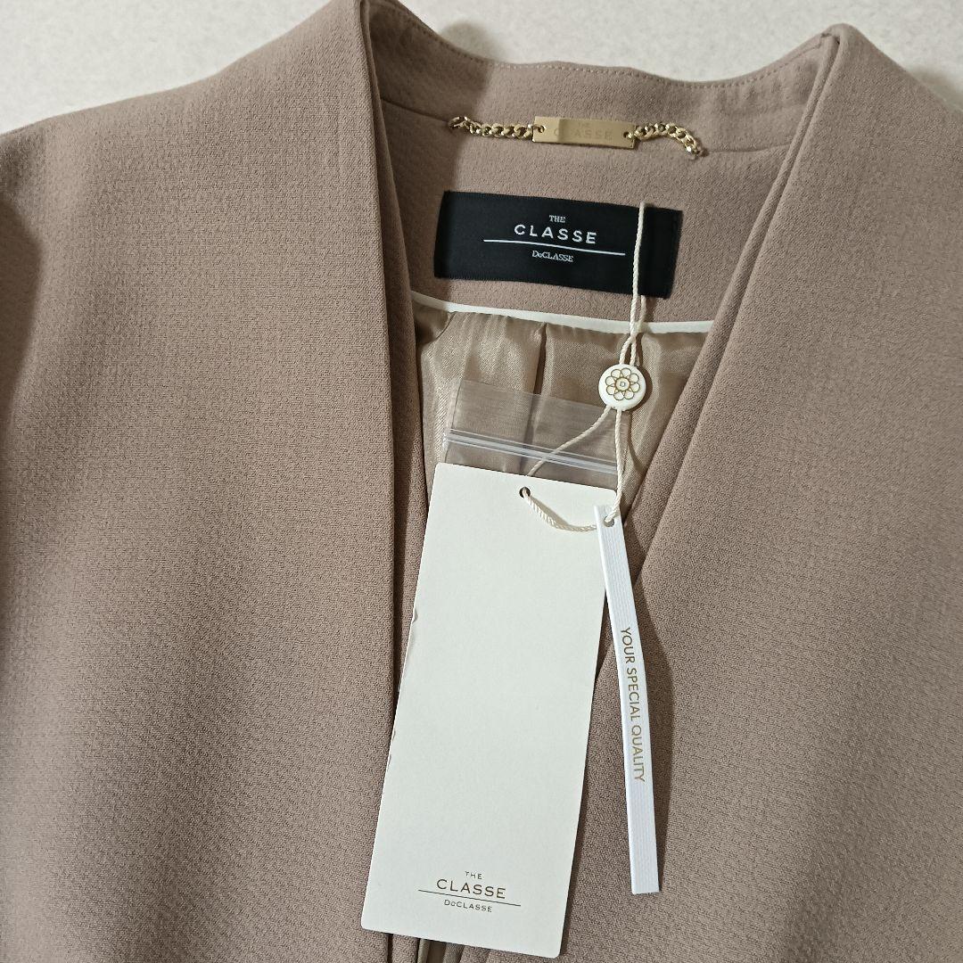 THE CLASSE 新品タグ付き パンツ スーツ 11号13号 ベージュ