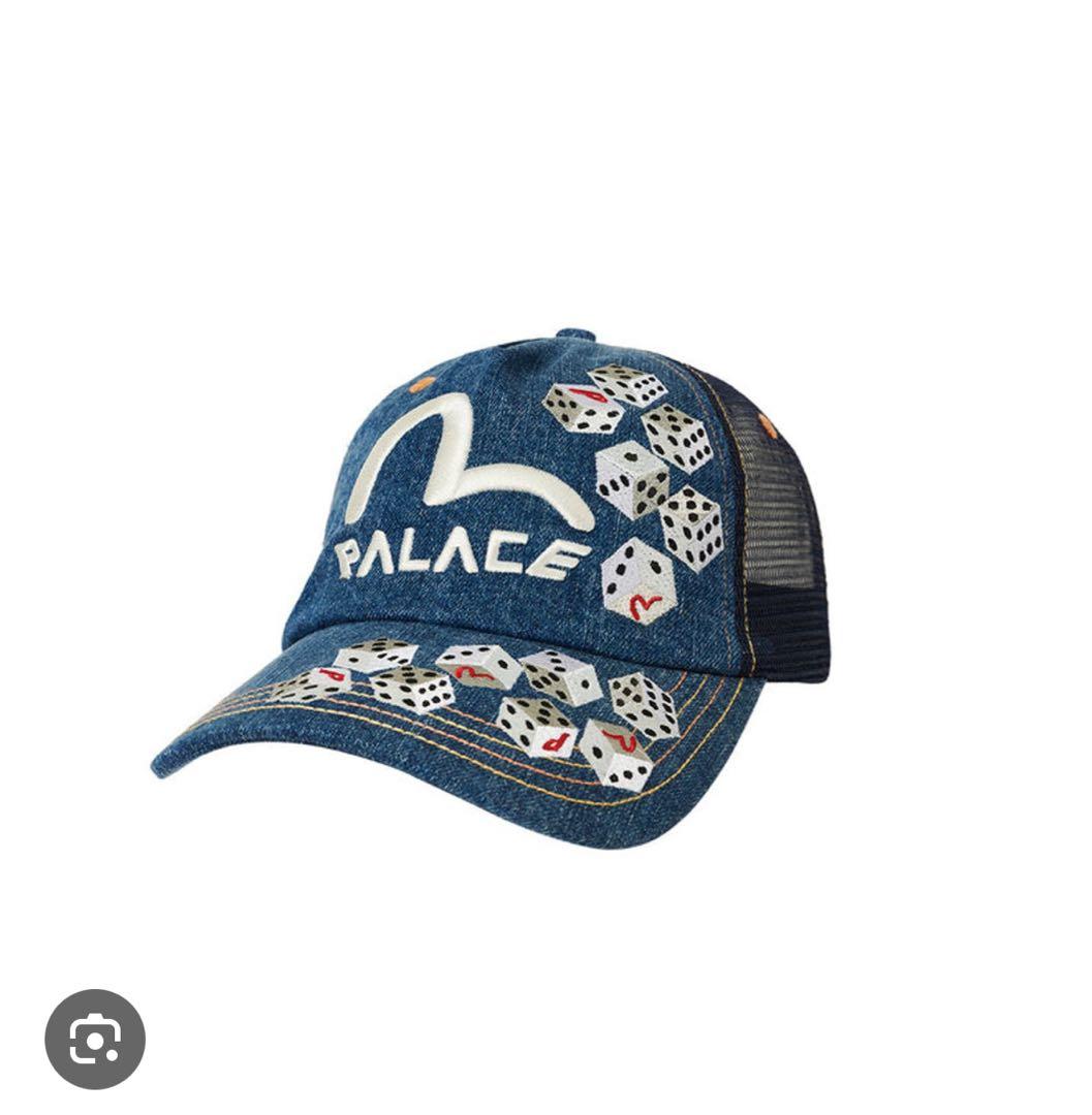 帽子 palace evisu trucker mesh cap
