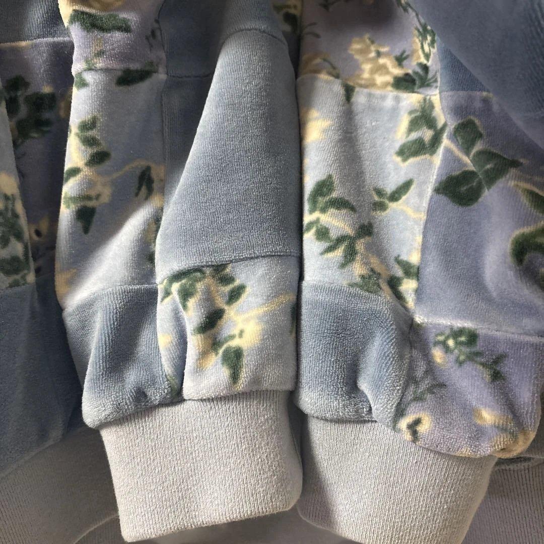 トップス Supreme Floral Patchwork Velour L/S Polo