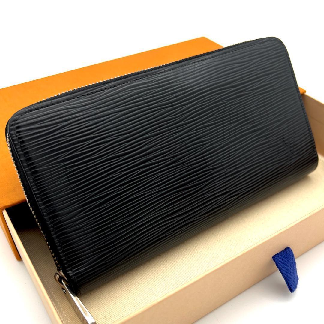 【超極美品】ルイヴィトン エピ ジッピーウォレット ブラック 長財布 A549