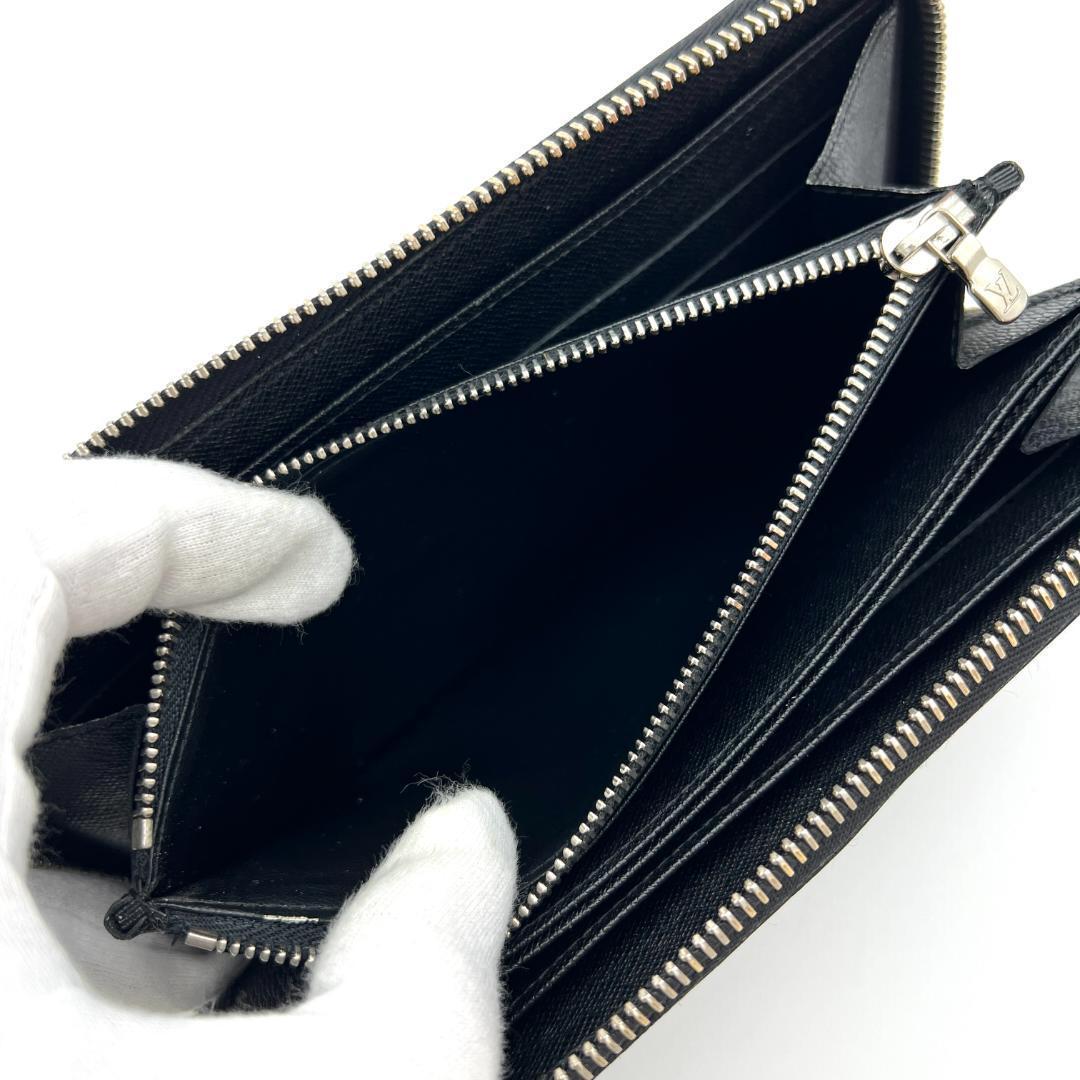 【超極美品】ルイヴィトン エピ ジッピーウォレット ブラック 長財布 A549