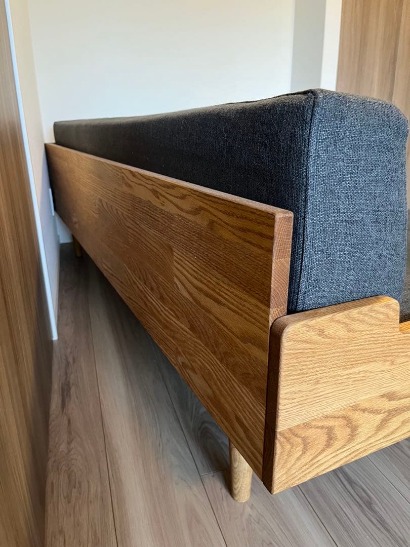 モモナチュラル　デイソファ　3人掛け