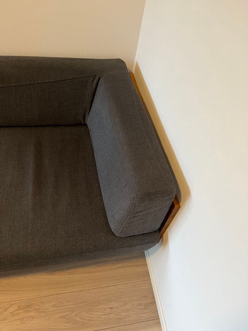 モモナチュラル　デイソファ　3人掛け