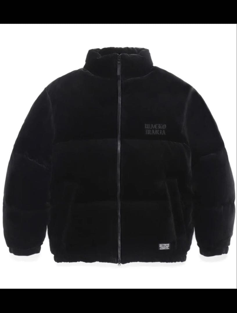 【希少 即完売】WACKO MARIA VELVET DOWN JACKET