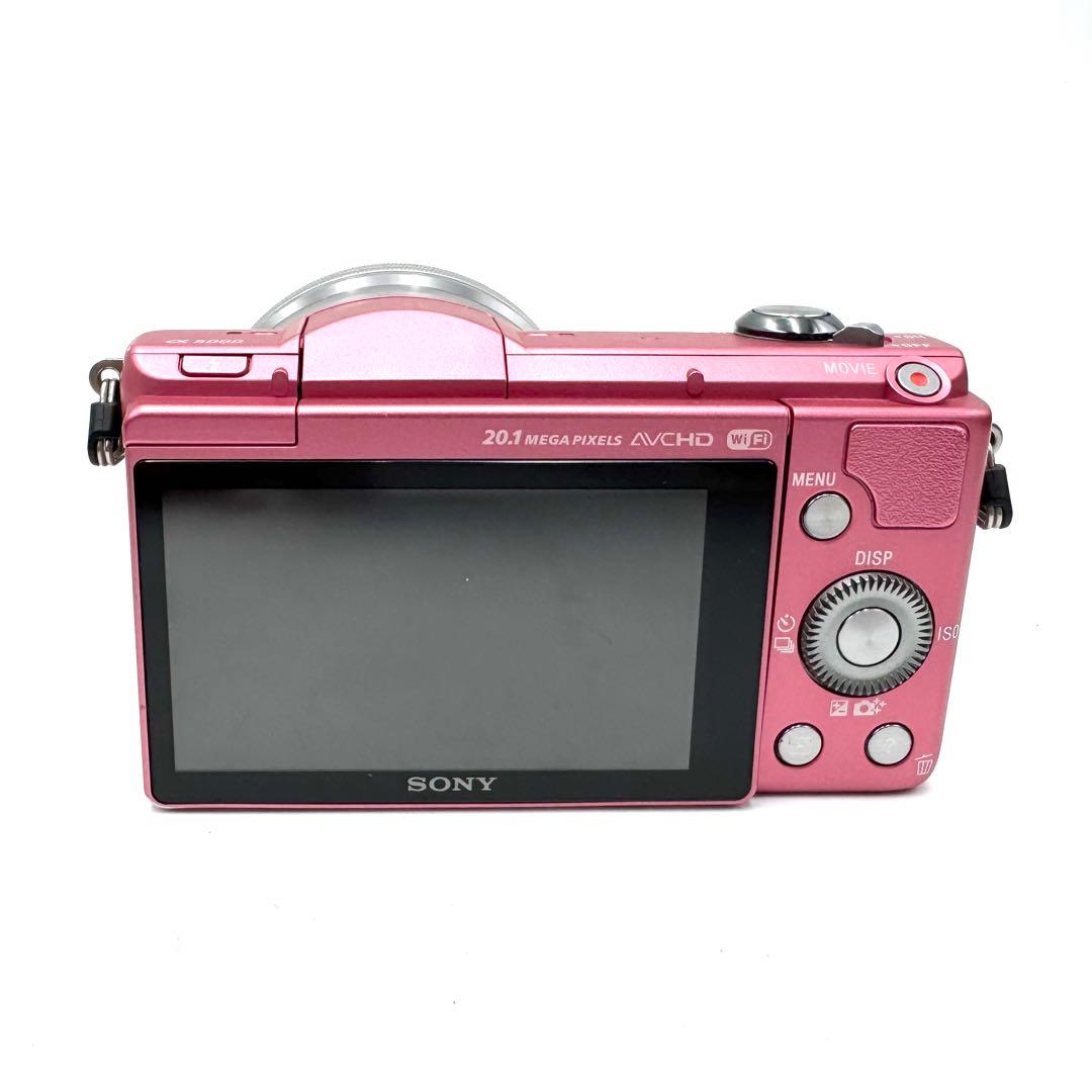 美品 Sony ソニー α5000 SELP1650 パワーズームキット ピンク