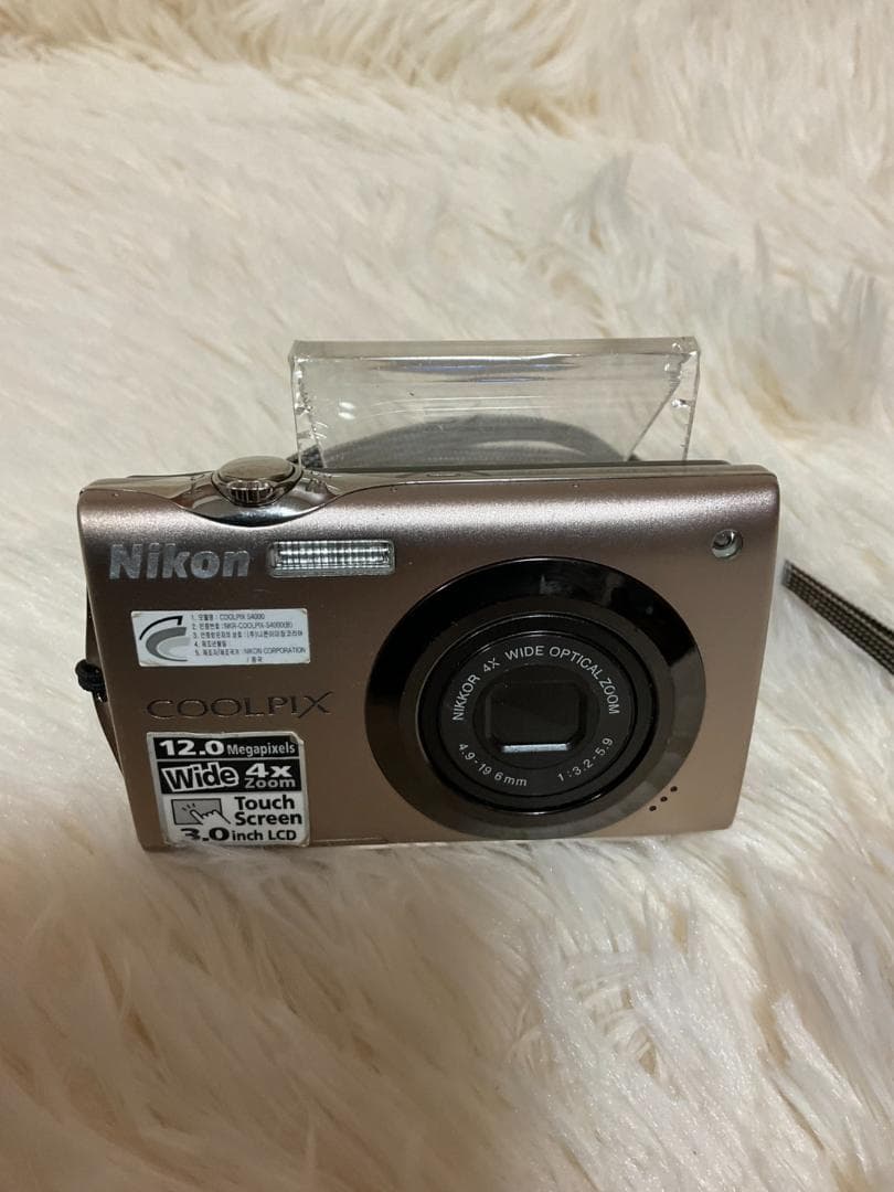 【簡易動作確認済】Nikon デジカメ COOLPIX S4000 ゴールド