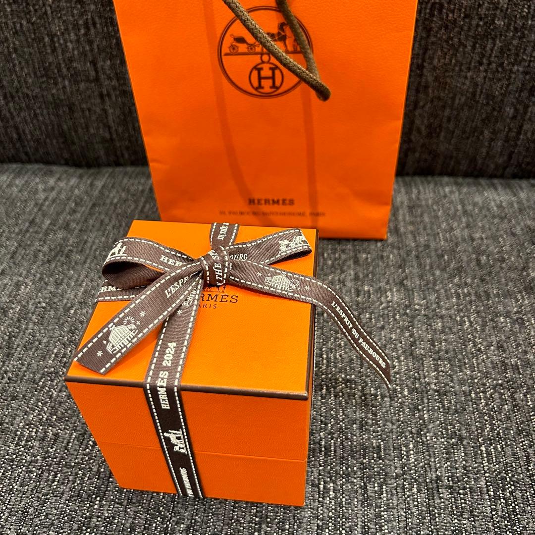 エルメス　シルバーリング コリエ・ド・シアンPM 53サイズ 新品未使用