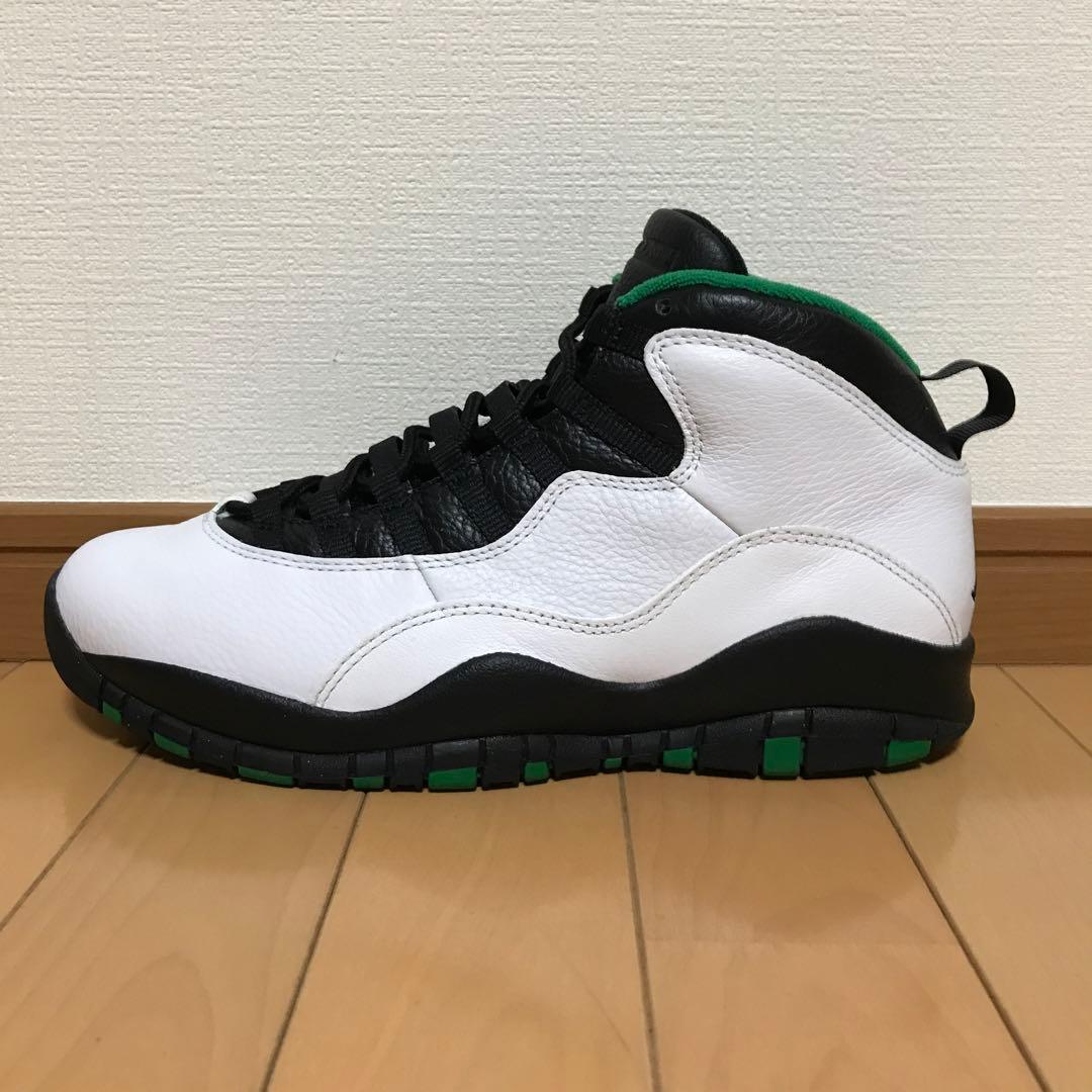 【エアジョーダン10 】AIR JORDAN 10 シアトル グリーン