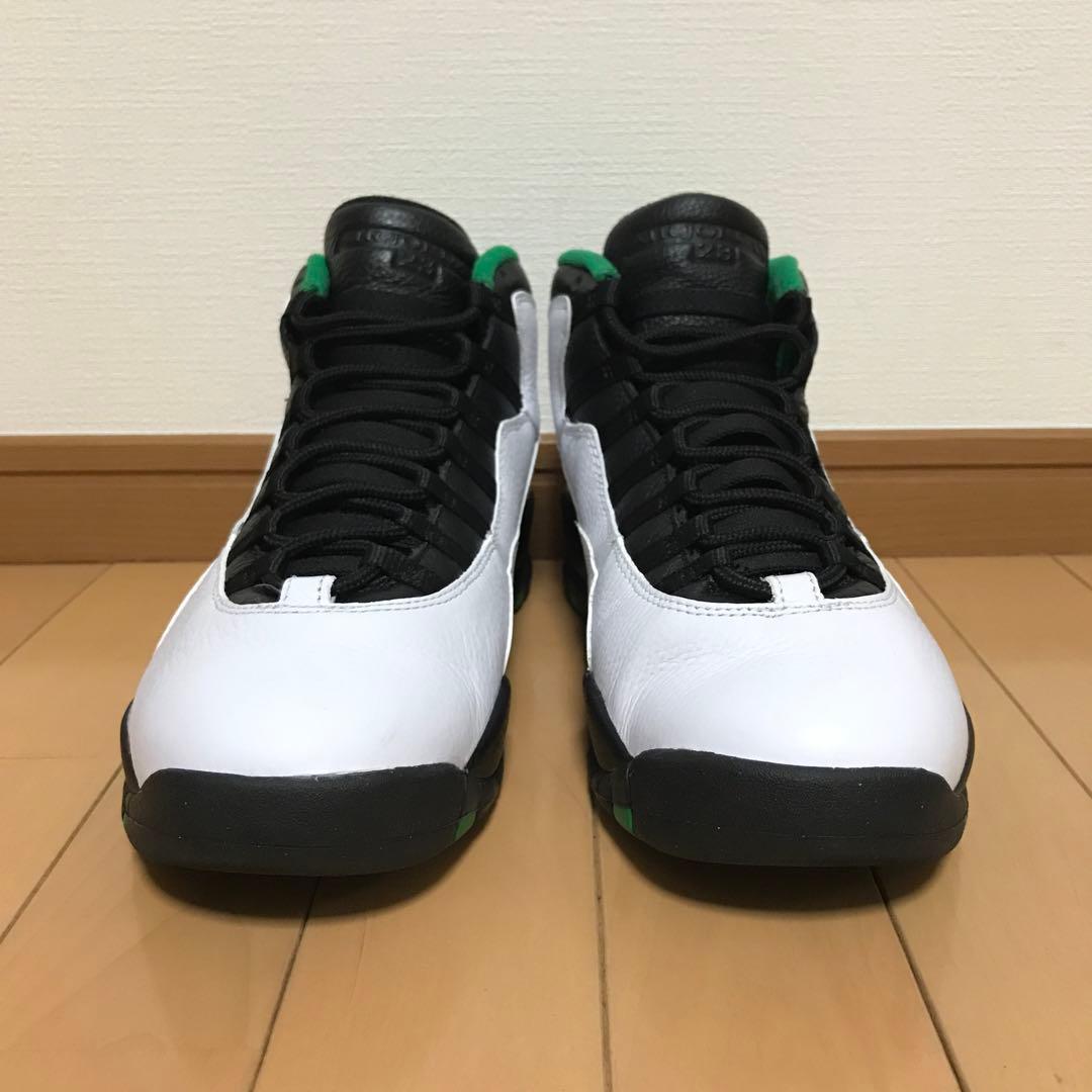 【エアジョーダン10 】AIR JORDAN 10 シアトル グリーン