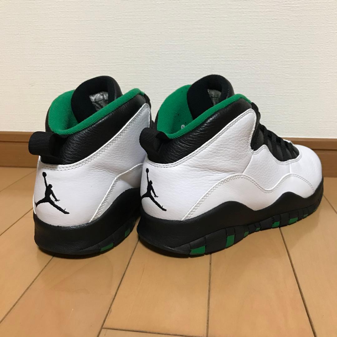 【エアジョーダン10 】AIR JORDAN 10 シアトル グリーン