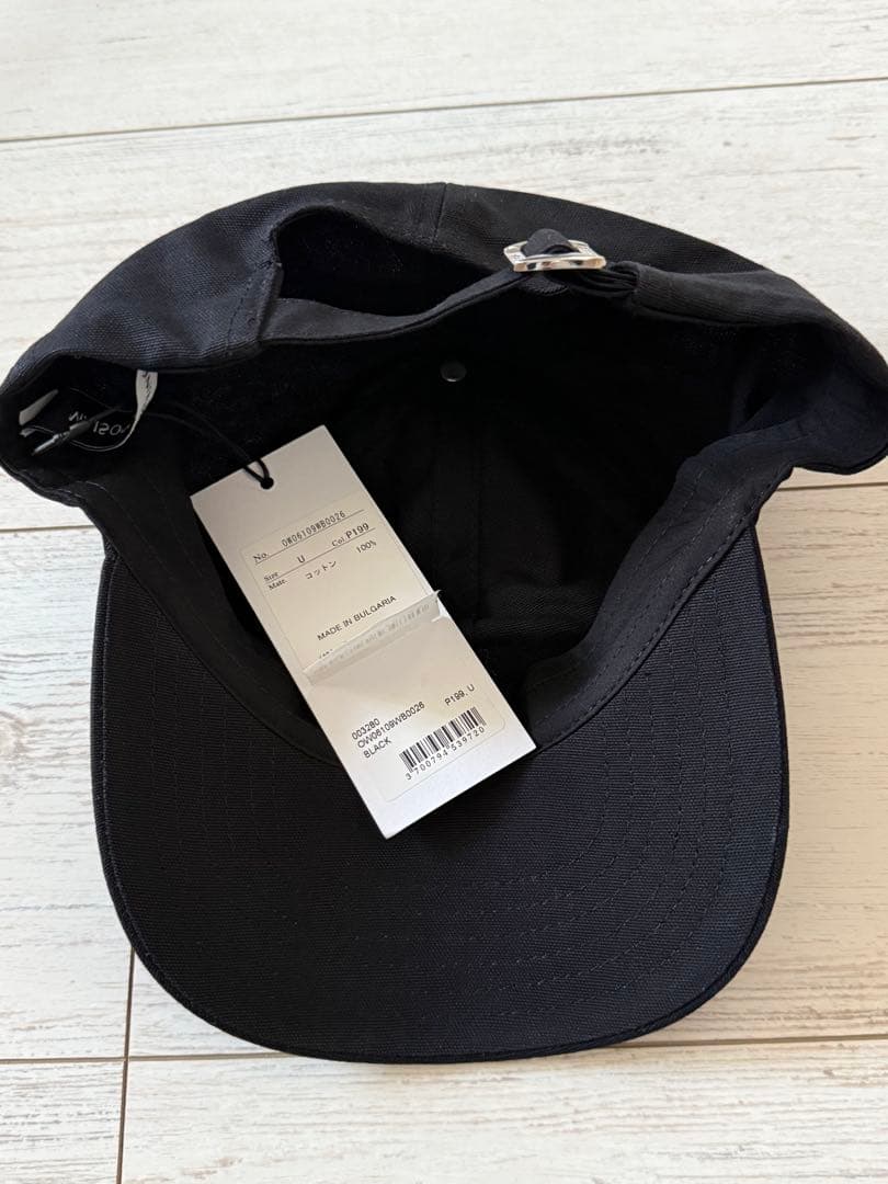 帽子 Maison Kitsune BABY FOX 6P CAP Black