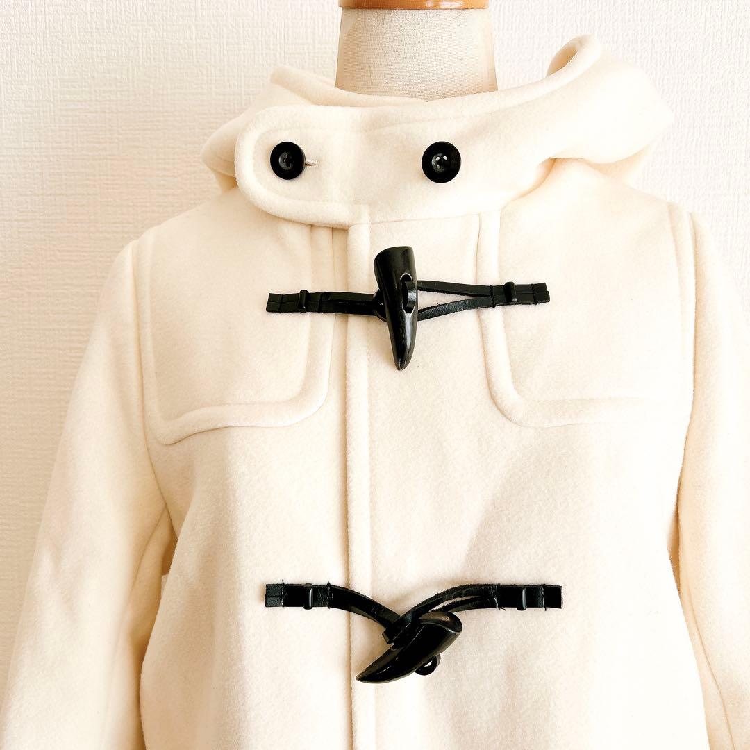 MACPHEE オフホワイト色 ダッフルコート