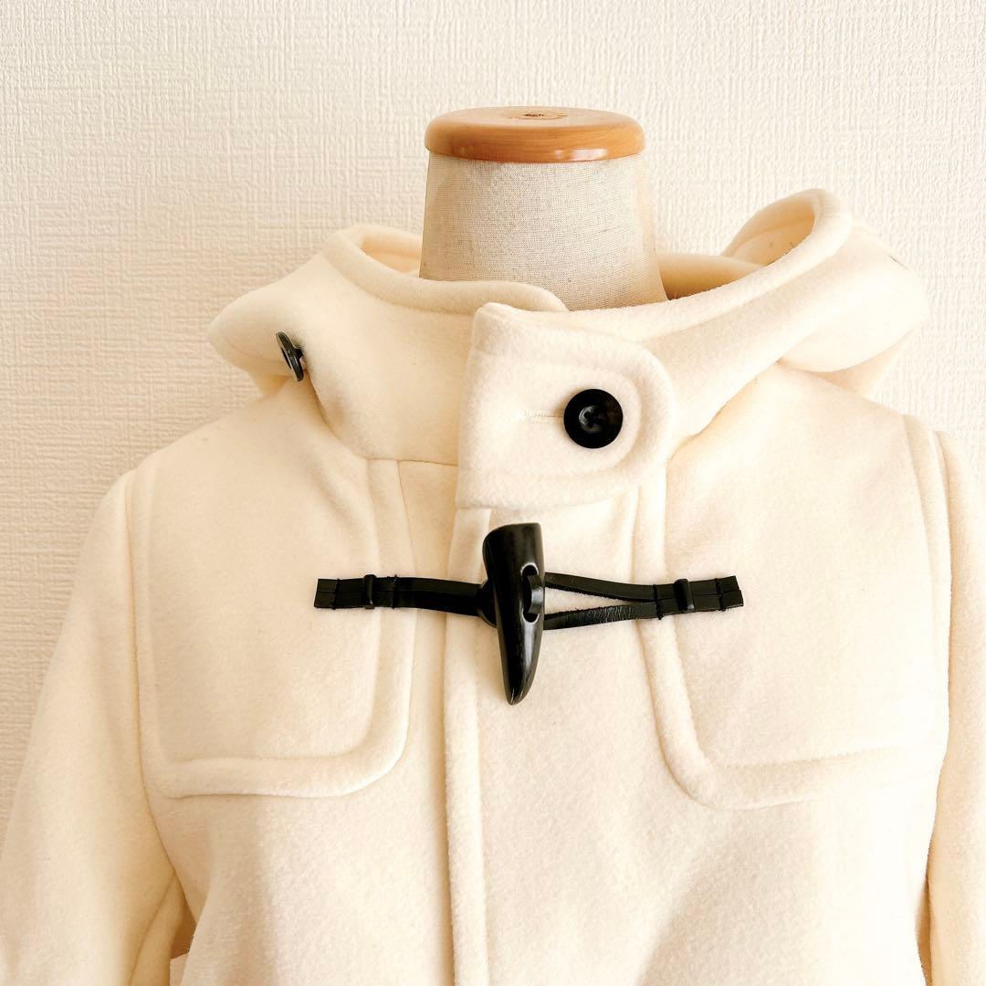 MACPHEE オフホワイト色 ダッフルコート