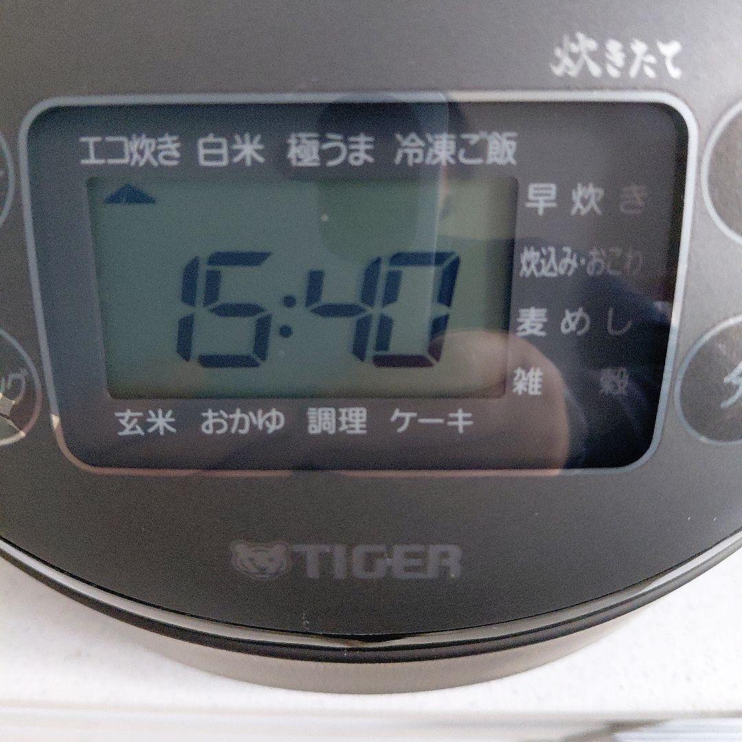 TIGER IHジャー炊飯器 JPF-G055スチールブラックKL 25年製3合
