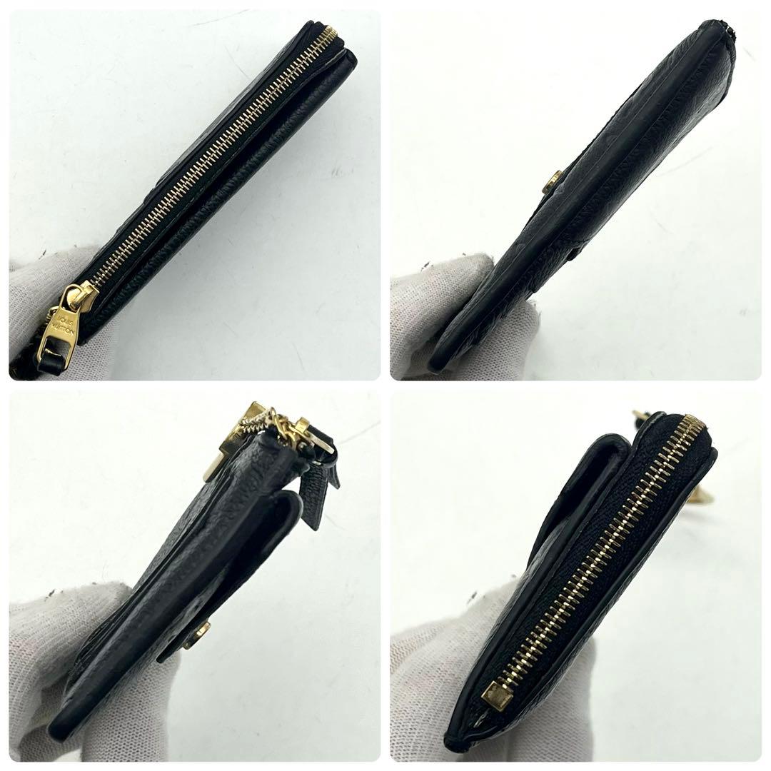ルイヴィトン アンプラント ポルトカルトヴェルソ ケース 正規品 本物 黒