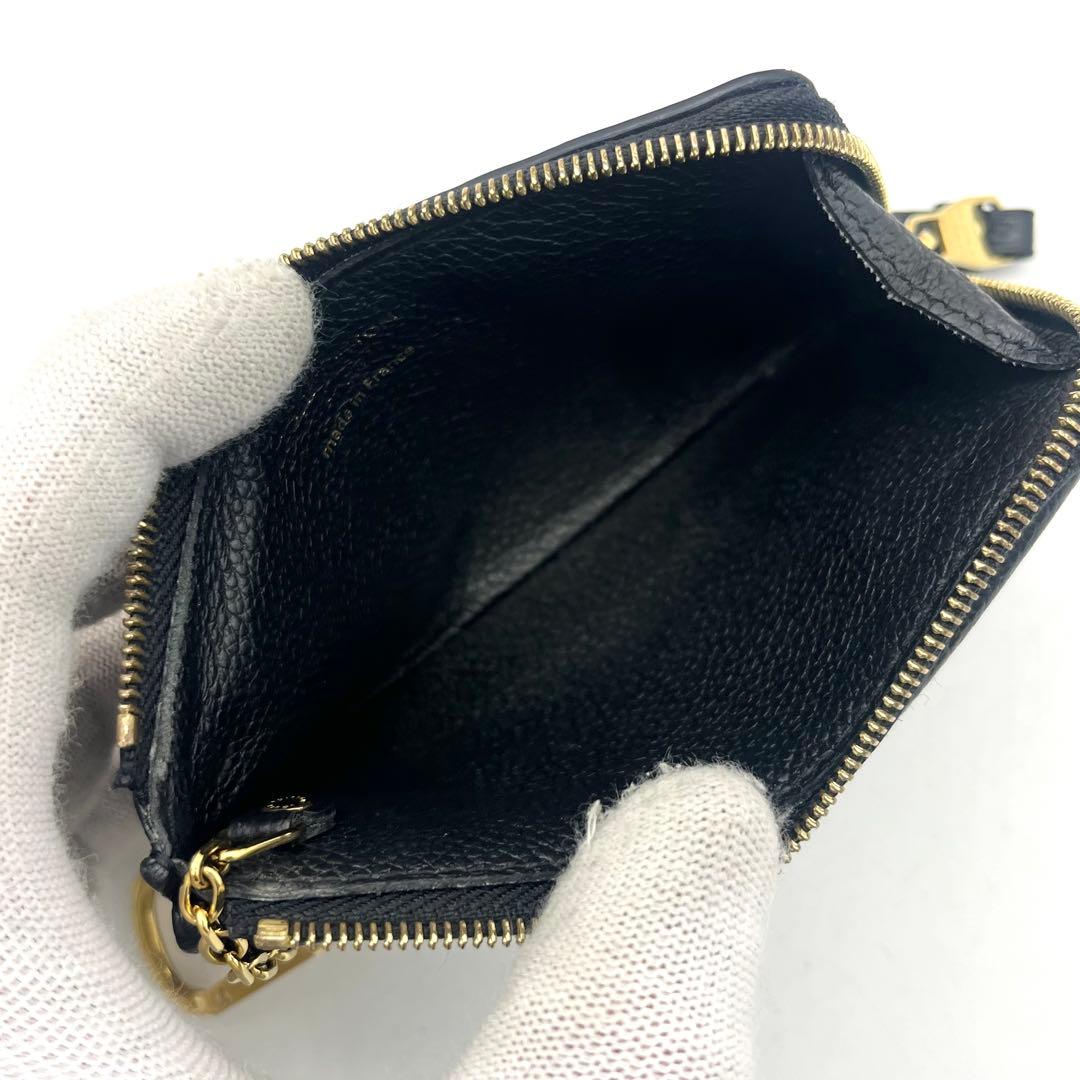 ルイヴィトン アンプラント ポルトカルトヴェルソ ケース 正規品 本物 黒