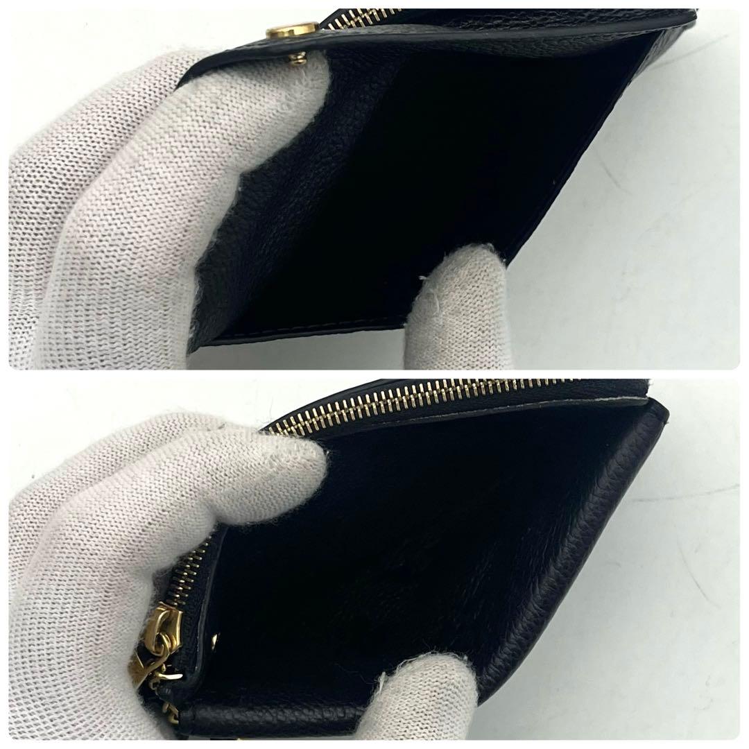 ルイヴィトン アンプラント ポルトカルトヴェルソ ケース 正規品 本物 黒