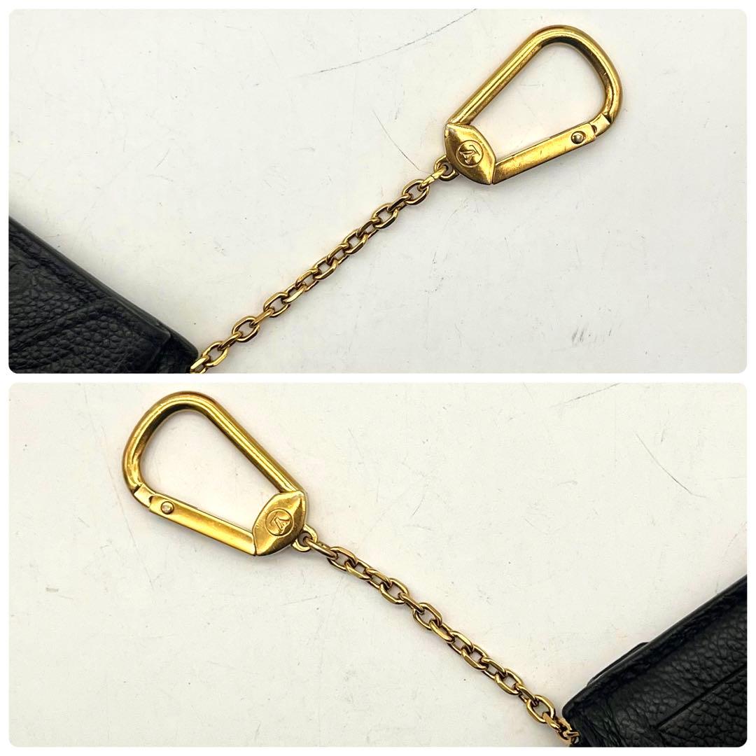 ルイヴィトン アンプラント ポルトカルトヴェルソ ケース 正規品 本物 黒