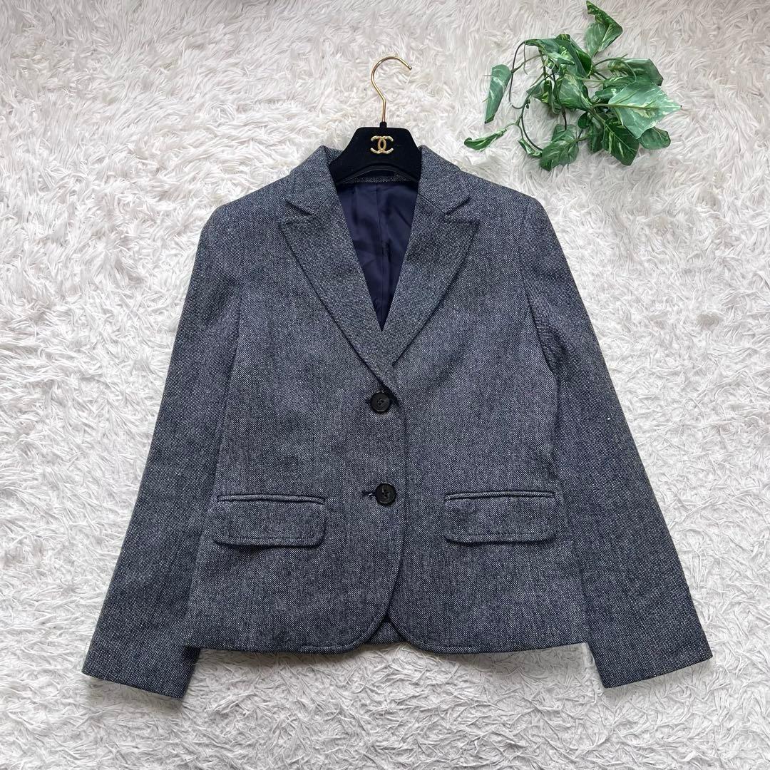 極美品 バーバリーロンドン ツイード セットアップスーツ パンツ シャドーホース