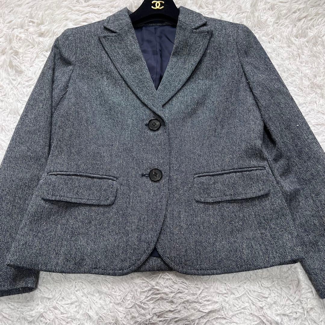 極美品 バーバリーロンドン ツイード セットアップスーツ パンツ シャドーホース