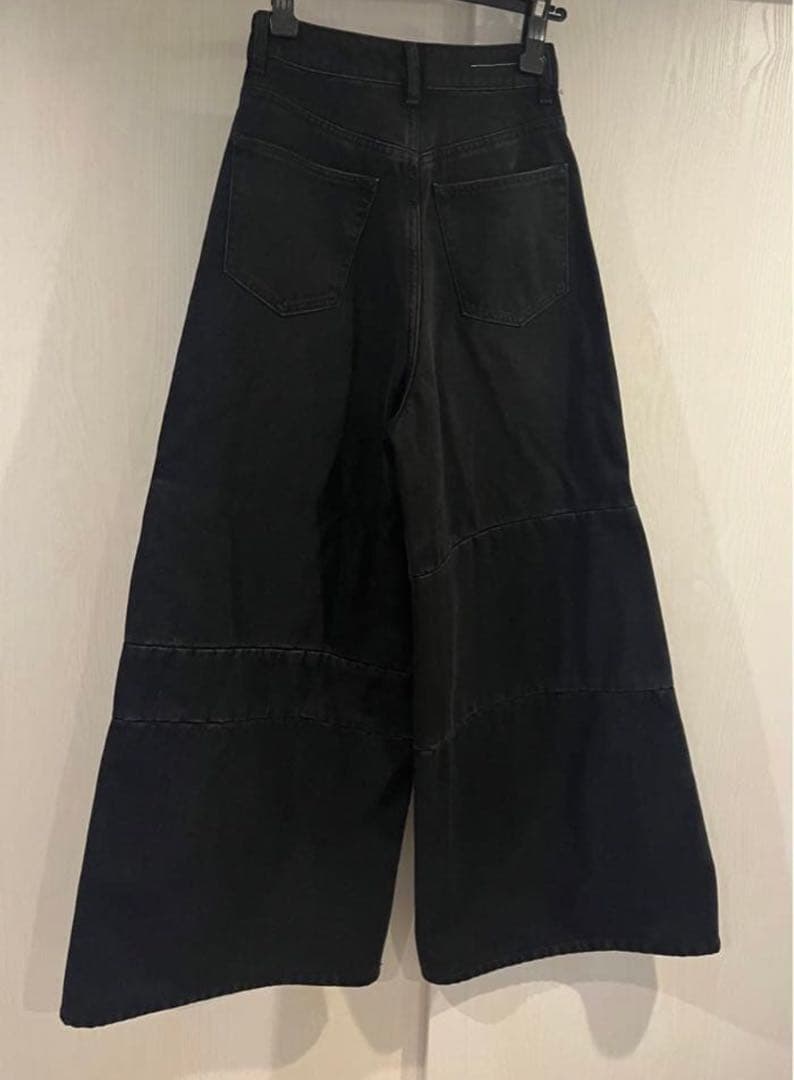 MM6 Black Culotte jeans ワイドデニム 22AW