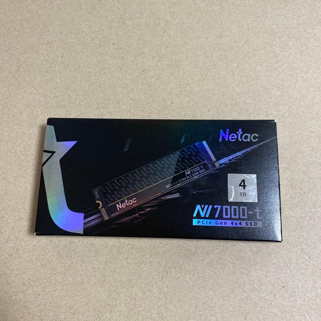 ジャンク品　Netac NV7000-T SSD 4TB Gen 4×4
