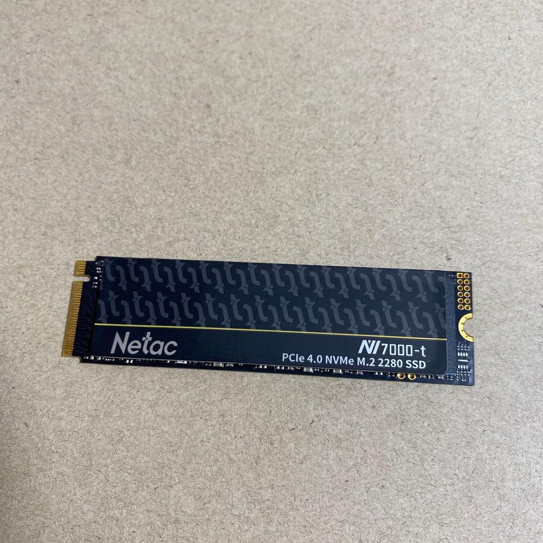 ジャンク品　Netac NV7000-T SSD 4TB Gen 4×4
