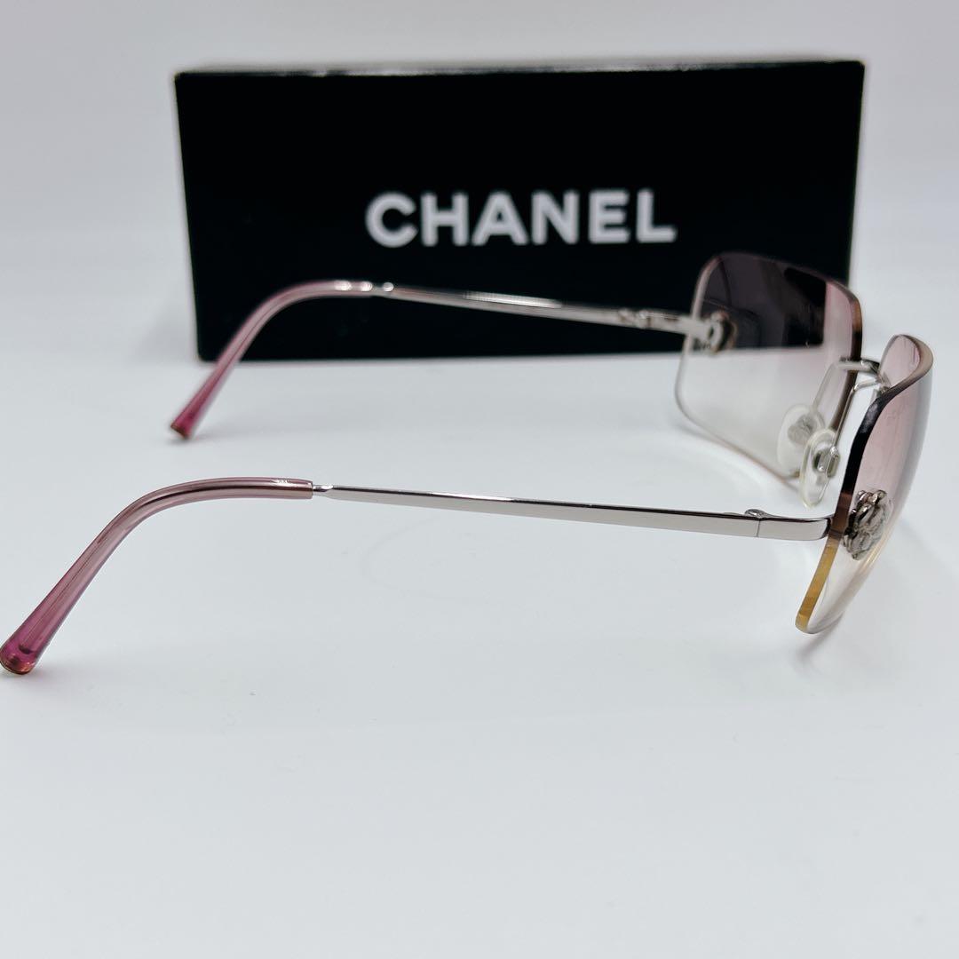 ✨極美品✨ シャネル サングラス ココマーク カメリア グラデーション ピンク