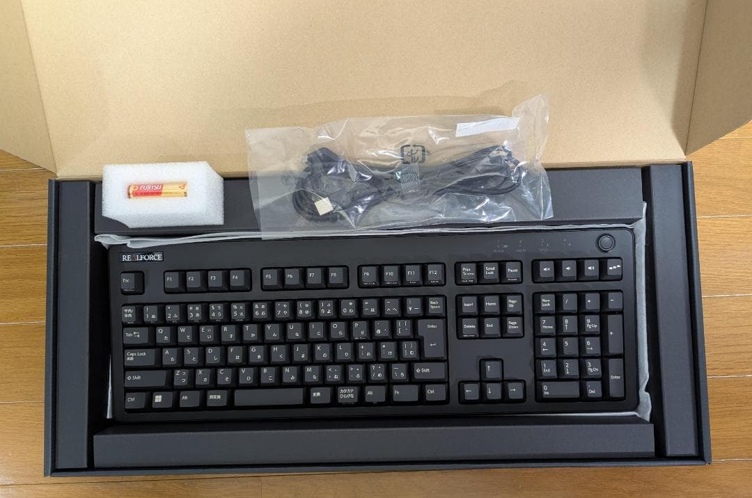 REALFORCE キーボード フル 変荷重 日本語配列 ブラック R3HA12