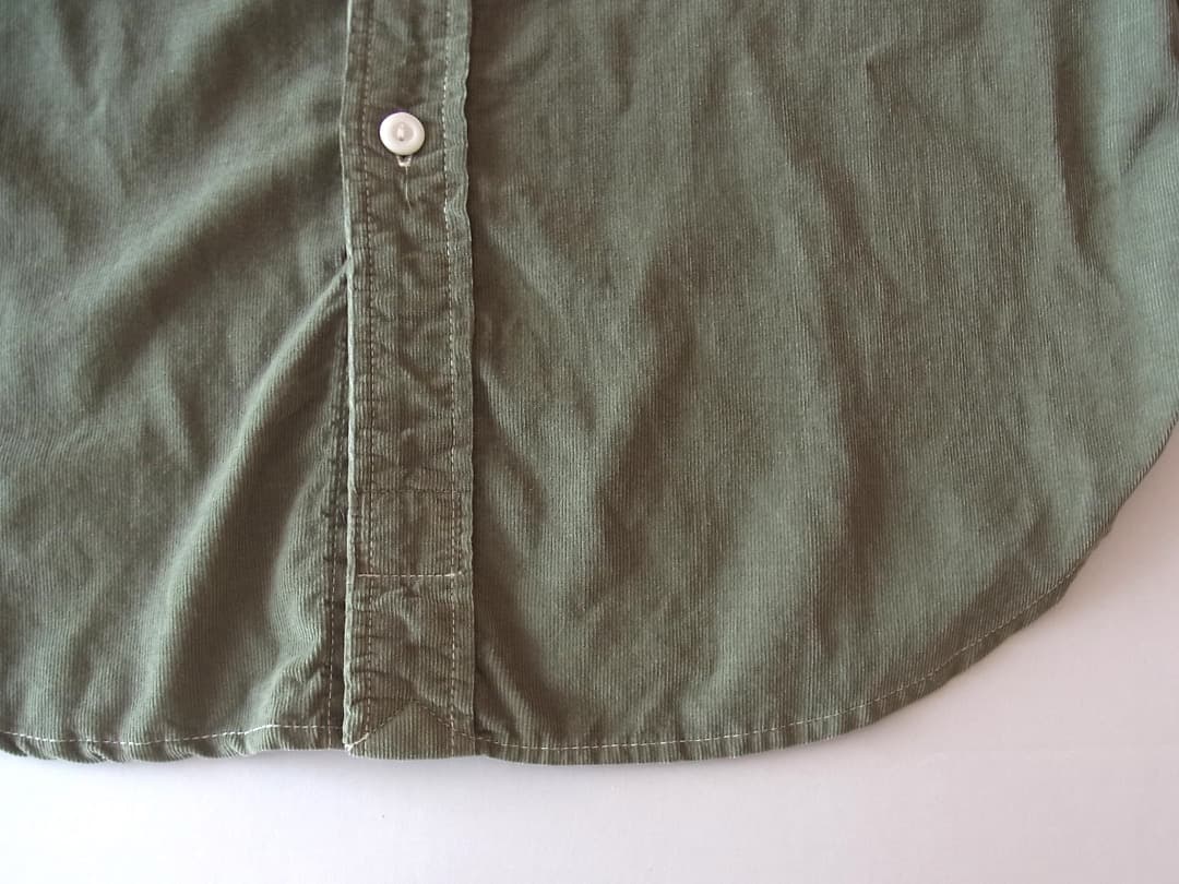 Post Overalls LIGHT3／細畝コーデュロイ・シャツ o’alls