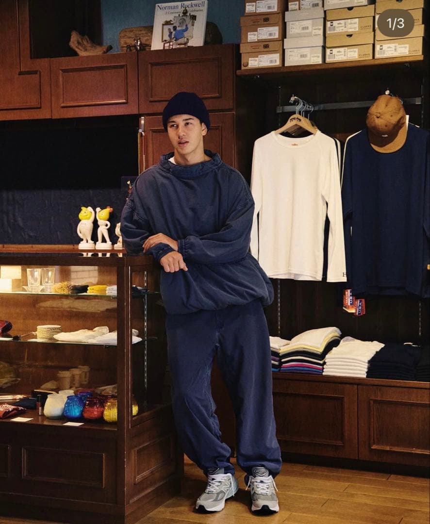 STONE MASTER スモックシャツ　BLUE BLUE 神田限定